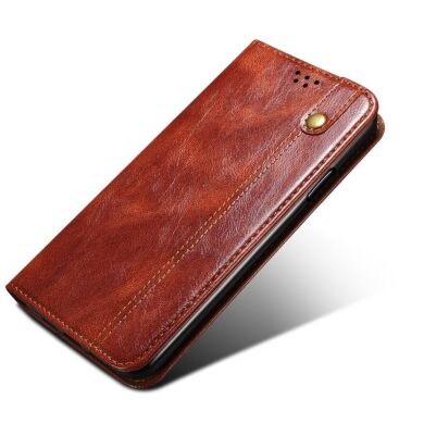 Защитный чехол UniCase Leather Wallet для Samsung Galaxy S21 (G991) - Red