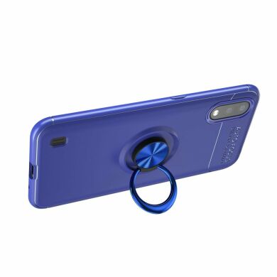 Защитный чехол UniCase Magnetic Ring для Samsung Galaxy A01 (A015) - Blue