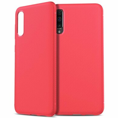 Защитный чехол UniCase Twill Soft для Samsung Galaxy A50 (A505) / A30s (A307) / A50s (A507) - Red