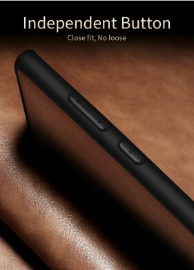Защитный чехол X-LEVEL Leather Back Cover для Samsung Galaxy Note 10+ (N975) - Dark Blue