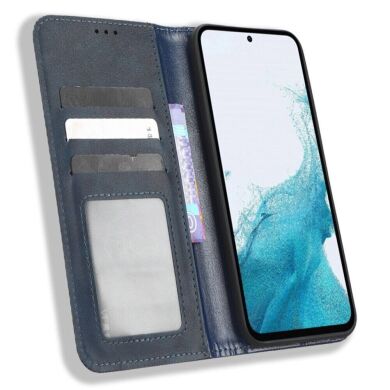 Чехол Deexe Retro Style для Samsung Galaxy A54 (A546) - Blue
