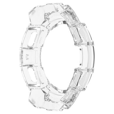 Защитный чехол Deexe Armour Frame для Samsung Galaxy Watch 4 / 5 (44mm) - Transparent