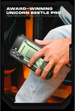 Защитный чехол Supcase Unicorn Beetle Pro Rugged Case для Samsung Galaxy S23 (S911) - Dark Green