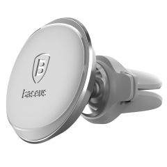 Магнитный держатель в автомобиль BASEUS Air Vent Cable Clip - Silver