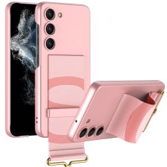 Захисний чохол GKK Leather Strap Cover для Samsung Galaxy S23 (S911) - Pink