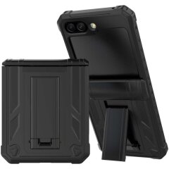 Захисний чохол Deexe Hybrid Kickstand для Samsung Galaxy Flip 5 - Black