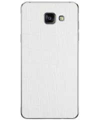 Кожаная наклейка Glueskin White Alligator для Samsung Galaxy A3 (2016)