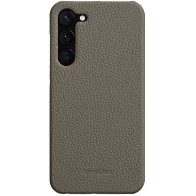 Кожаный чехол MELKCO Leather Case для Samsung Galaxy S23 (S911) - Grey