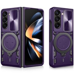Захисний чохол Deexe Magnetic Space (FF) для Samsung Galaxy Fold 5 - Purple