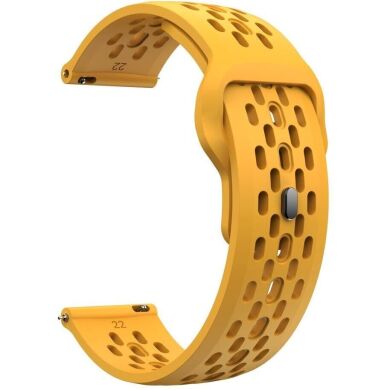Ремінець Deexe Eclipse для годинників з шириною кріплення 20мм - Dark Yellow