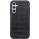 Кожаный чехол UniCase Croco Skin для Samsung Galaxy A54 (A546) - Black. Фото 1 из 5