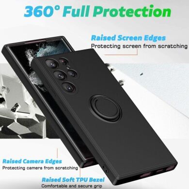Защитный чехол Deexe Color Shell для Samsung Galaxy S22 Ultra (S908) - Green