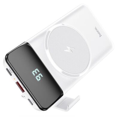 Зовнішній акумулятор Hoco J76 Wireless Charger (10000mAh) - White