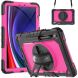 Защитный чехол Deexe Shockproof Case для Samsung Galaxy Tab S9 (X710/716) - Black / Rose. Фото 1 из 8