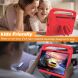 Чехол Deexe KickStand Cover для Samsung Galaxy Tab S9 FE (X510) - Red. Фото 5 из 7