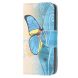 Чехол-книжка Deexe Color Wallet для Samsung Galaxy A02s (A025) - Blue Butterfly. Фото 2 из 5