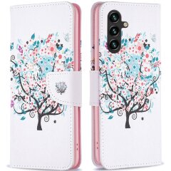 Чохол-книжка Deexe Color Wallet для Samsung Galaxy A35 (A356) - Flower Tree