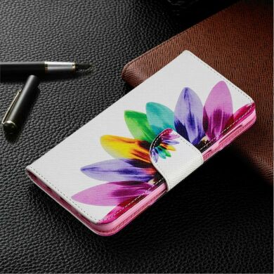 Чохол-книжка Deexe Color Wallet для Samsung Galaxy M30 (M305) / A40s (A407), Petals Pattern