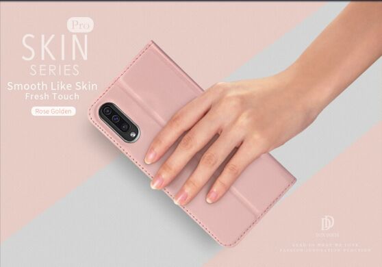 Чехол-книжка DUX DUCIS Skin Pro для Samsung Galaxy A70 (A705) - Rose Gold