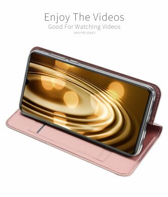 Чехол-книжка DUX DUCIS Skin Pro для Samsung Galaxy A70 (A705) - Gold