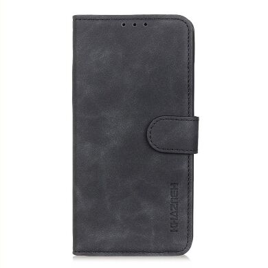 Чехол-книжка KHAZNEH Retro Wallet для Samsung Galaxy A22 (A225) / M22 (M225) - Black