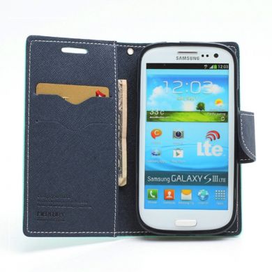 Чохол Mercury Fancy Diary для Samsung Galaxy S3 (i9300), Бірюзовий