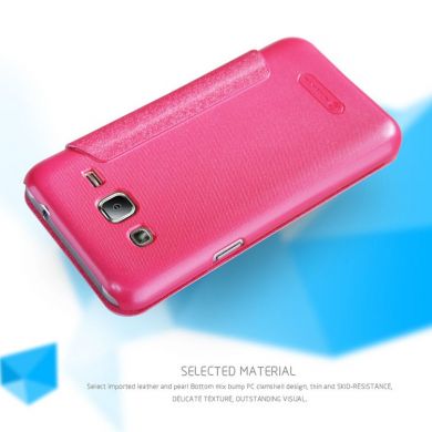 Чехол NILLKIN Sparkle Series для Samsung Galaxy J2 (J200) - Red