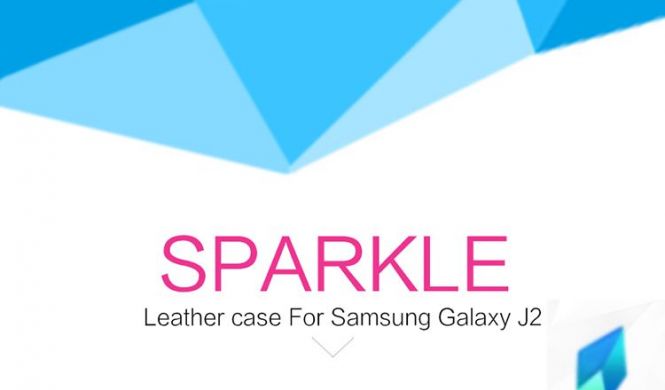 Чехол NILLKIN Sparkle Series для Samsung Galaxy J2 (J200) - Gold