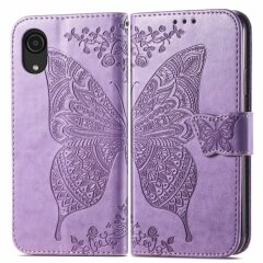 Чехол UniCase Butterfly Pattern для Samsung Galaxy A03 Core (A032) - Light Purple