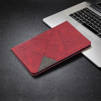Чехол UniCase Geometric Style для Samsung Galaxy Tab S7 (T870/875) / S8 (T700/706) - Red