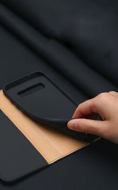 Кожаный чехол DUX DUCIS Wish Series для Samsung Galaxy S10 Plus (G975) - Khaki