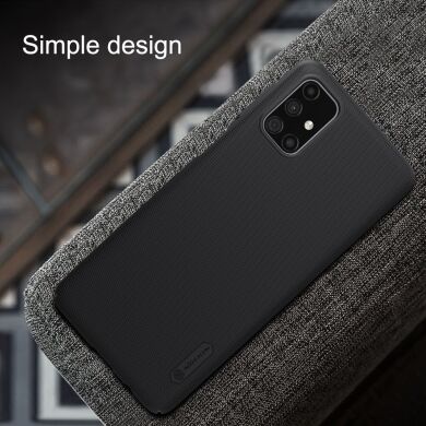 Пластиковый чехол NILLKIN Frosted Shield для Samsung Galaxy M31s (M317) - Black
