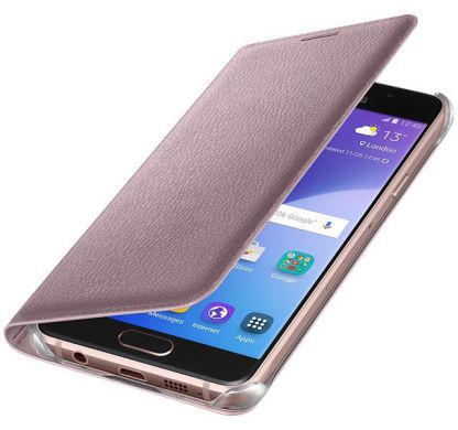 Чехол Flip Wallet для Samsung Galaxy A3 (2016) EF-WA310PZEGRU - Pink