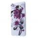 Силиконовая накладка Deexe Life Style для Samsung Galaxy A3 (2016) - Purple Flowers. Фото 3 из 6