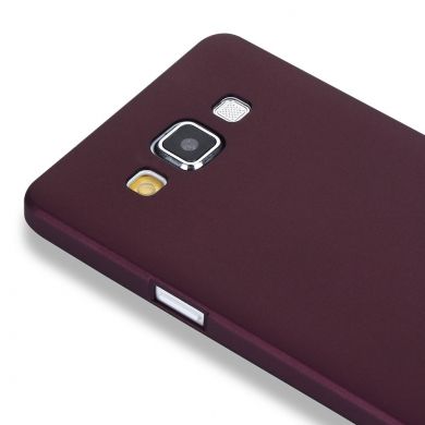 Силиконовый (TPU) чехол X-LEVEL Matte для Samsung Galaxy A5 (A500) - Wine Red