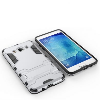 Защитная накладка UniCase Hybrid для Samsung Galaxy J5 2016 (J510) - Silver