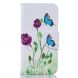 Чехол-книжка Deexe Color Wallet для Samsung Galaxy S7 (G930) - Butterfly in Flowers D. Фото 2 из 8