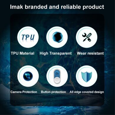 Силіконовий (TPU) чохол IMAK UX-5 Series для Samsung Galaxy A13 5G (A136) / A04s (A047) - Transparent