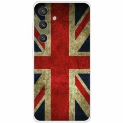 Силиконовый (TPU) чехол Deexe Life Style для Samsung Galaxy S24 (S921) - UK Flag