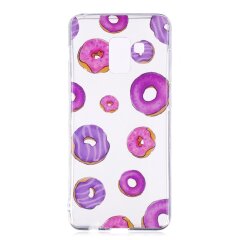Силиконовый (TPU) чехол Deexe Pretty Glossy для Samsung Galaxy A8 (A530) - Doughnut