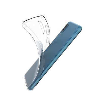 Силиконовый (TPU) чехол Deexe UltraThin для Samsung Galaxy A02 (A022) - Transparent