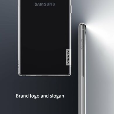 Силиконовый (TPU) чехол NILLKIN Nature для Samsung Galaxy Note 10 (N970) - Grey