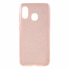 Силиконовый (TPU) чехол UniCase Glitter Cover для Samsung Galaxy A30 (A305) - Pink