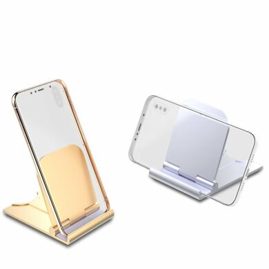 Универсальная подставка Deexe Stand Holder для смартфонов и планшетов - Silver
