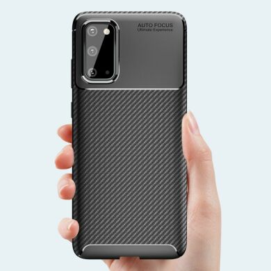 Защитный чехол Deexe Fusion для Samsung Galaxy S20 (G980) - Brown