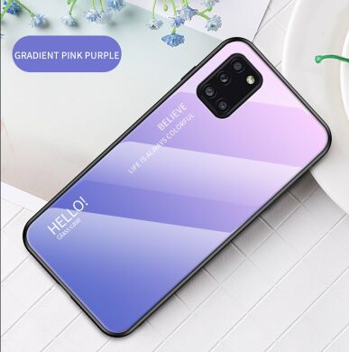 Защитный чехол Deexe Gradient Color для Samsung Galaxy A31 (A315) - Pink / Purple