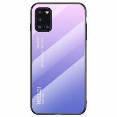 Захисний чохол Deexe Gradient Color для Samsung Galaxy A31 (A315) - Pink / Purple