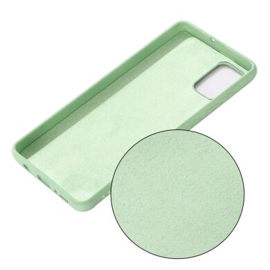 Защитный чехол Deexe Silicone Case для Samsung Galaxy A02s (A025) - Green