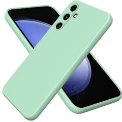 Защитный чехол Deexe Silicone Case для Samsung Galaxy A55 (A556) - Green