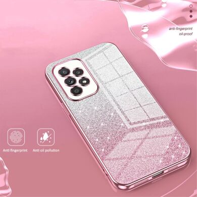 Защитный чехол Deexe Sparkles Cover для Samsung Galaxy A33 (A336) - Transparent